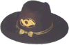 Officers Slouch Hat, Low Crown Inset