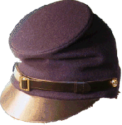 American Civil War Enlisted Confederate Jeancloth Kepi Hat Cap Large 58/59cms 