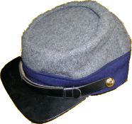 American Civil War Enlisted Confederate Jeancloth Kepi Hat Cap Large 58/59cms 
