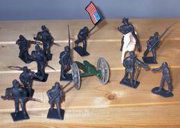50Pcs American Civil War Army Union North South Soldiers Figures toys 