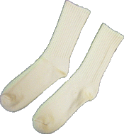 Ivory Wool Socks