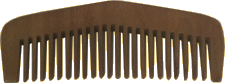 Civil War Wooden Comb